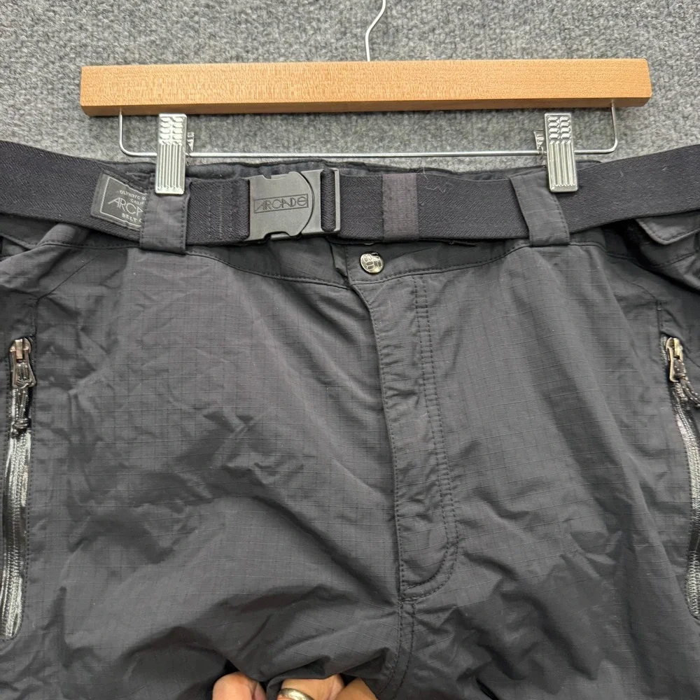 Columbia Omni-Tech Snow Pants Mens Large Regular Black Waterproof Arcade Belt